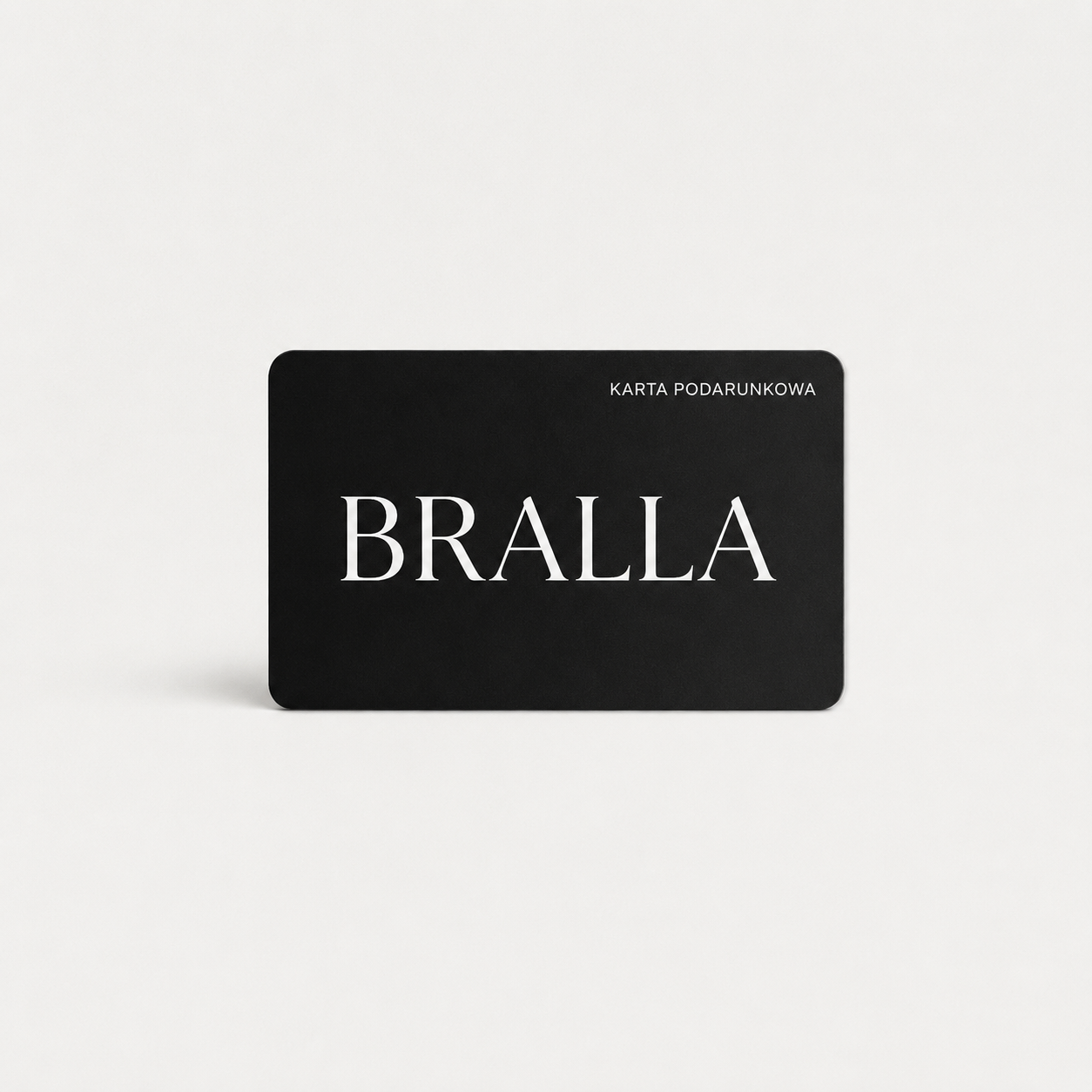 Karta prezentowa Bralla