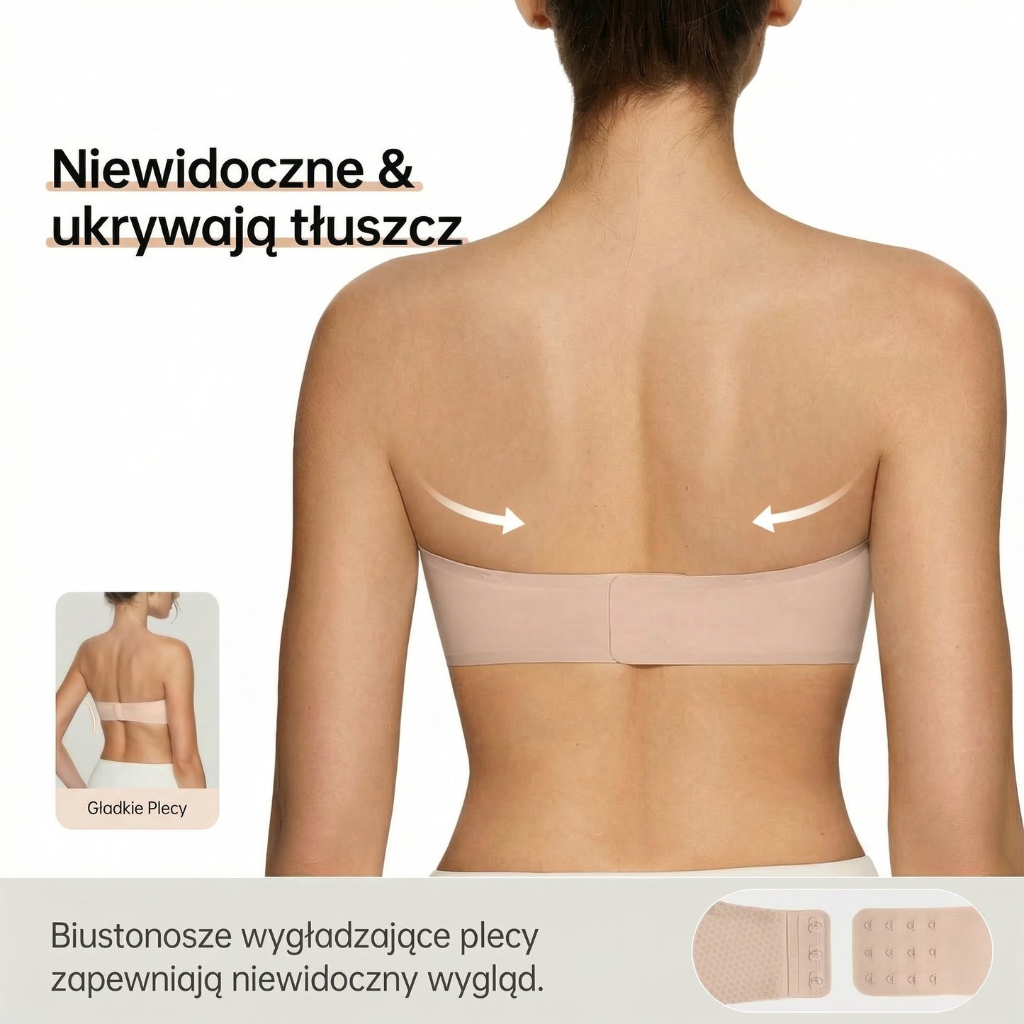 Biustonosz Żelowy Bez Ramiączek